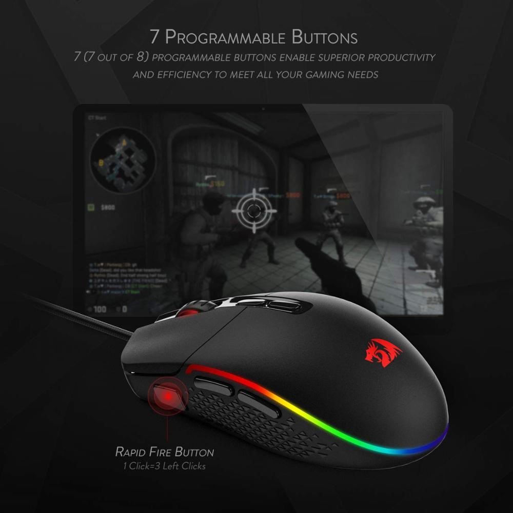 Black Wired USB Gaming Mouse