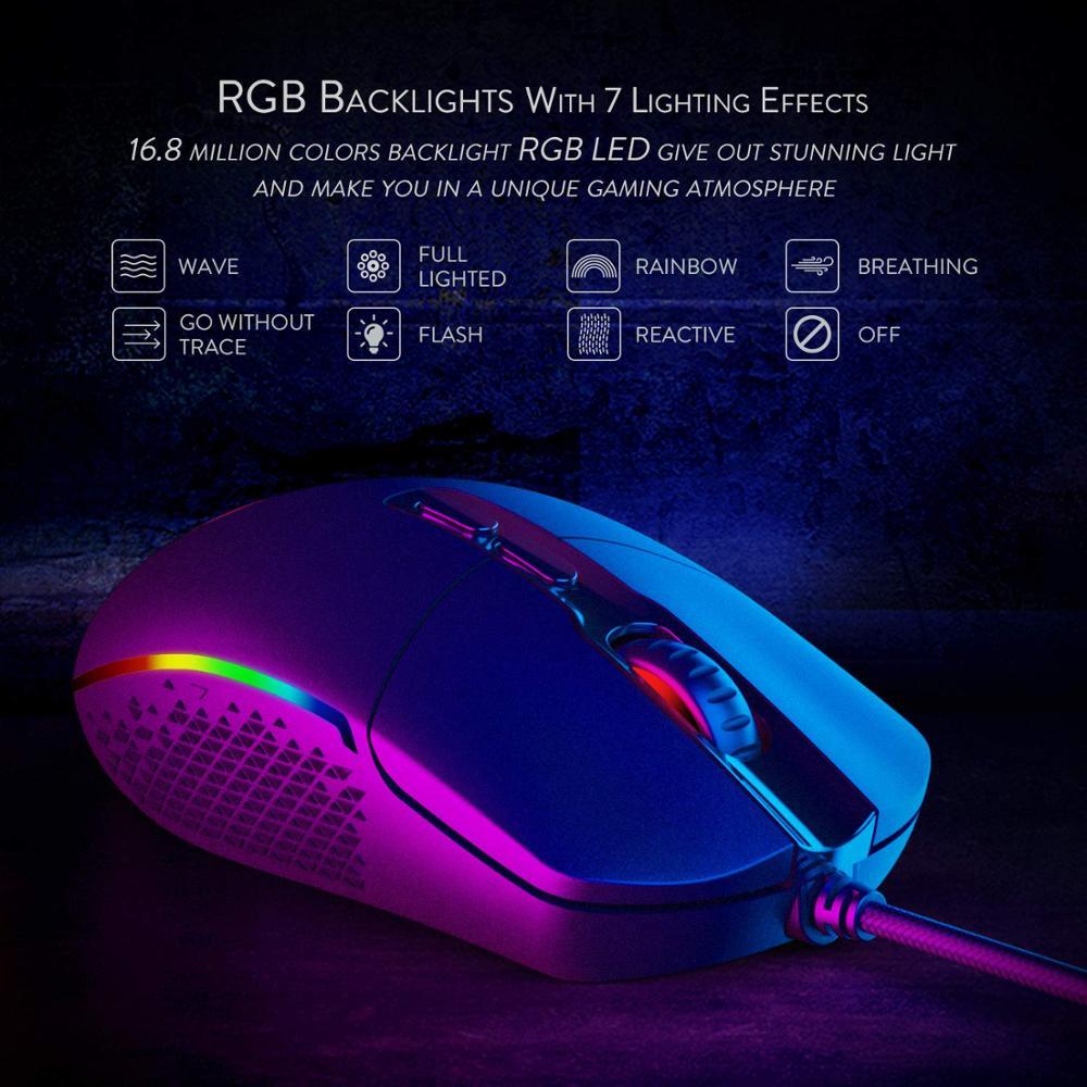 Black Wired USB Gaming Mouse